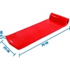 image:imageWow Sports Dipped Foam Floating Mat  Blue  6 ft  A rollup foam floating water mat that stays buoyant for lounging out on the lakeRed