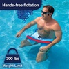 image:imageWow Sports Foam Water Saddle Float  Heavyweight Adult  A handsfree foam water saddle sized for larger adults you sit in with arms and legs free