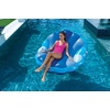 image:imageWow Sports Indigo Mermaid Shell Inflatable Pool Lounge  Cup Holder  Single Person Float for Pools amp Lakes