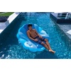 image:imageWow Sports Indigo Mermaid Shell Inflatable Pool Lounge  Cup Holder  Single Person Float for Pools amp Lakes