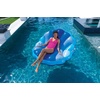 image:imageWow Sports Indigo Mermaid Shell Inflatable Pool Lounge  Cup Holder  Single Person Float for Pools amp Lakes
