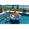image:imageWow Sports Indigo Mermaid Shell Inflatable Pool Lounge  Cup Holder  Single Person Float for Pools amp Lakes