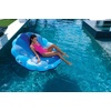 image:imageWow Sports Indigo Mermaid Shell Inflatable Pool Lounge  Cup Holder  Single Person Float for Pools amp Lakes