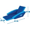 image:imageWow Sports Modern Inflatable Pool Lounge  Single Person  Reclined Salon Float for Lakes amp Pools  A singlerider inflatable lounge float for pools and lakes Heavygauge PVC holds its shape inflates with any standard pump