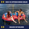 image:imageWow Sports Ranger Float Tube  Single Person  Backrest amp Cup Holders  for Lakes amp Rivers  Adults2 Person