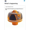 image:imageWow World of Watersports Wow Sound 179000 Bluetooth Floating Speaker Waterproof 50 Hour Battery 360 Degree Sound LED Light Fits in A Cup Holder Orange  9 x 85