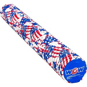 image:imageWOW Sports Americana Dipped Foam Pool Noodle  Stars and Stripes  A dipped foam pool noodle with a WOW Flow textured finish for swim and pool play