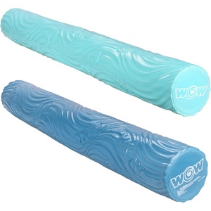 image:imageWow Dipped Foam Pool Noodles 2 Pack with Wow Flow Texture  Emerald Aqua and Ocean Slate