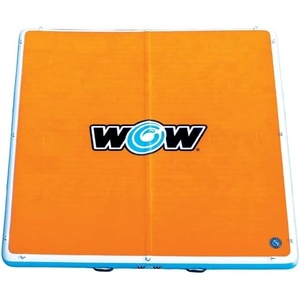 image:imageWow Sports Vacation Station Inflatable Floating Dock  for Boating amp Lakes  for Kids amp AdultsLarge