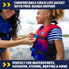 image:imageWow Sports VISWave Nylon Kids Life Jacket for Swimming Pools Fishing Lakes amp Oceans Personal Flotation Device PFDChild Life Vest 3050 lbs